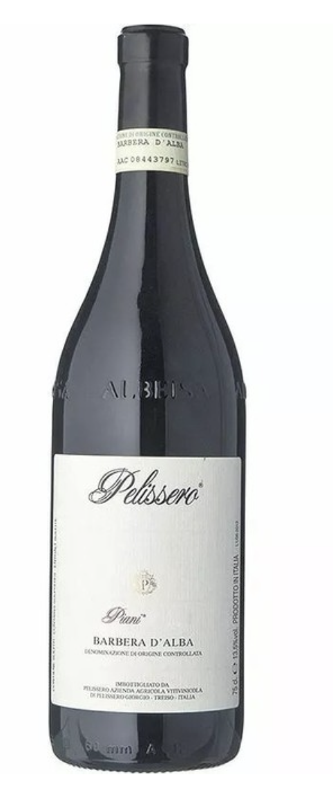 Вино Pelissero Барбера П`яні сух/чер 0,75л Італ 13,5%